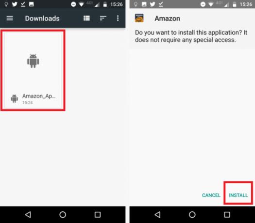 Cum se instalează Amazon Appstore pe Android, instalează Amazon apk 571x500