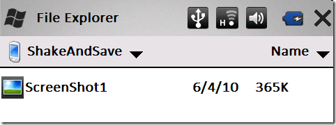 capturi de ecran pe Windows Mobile