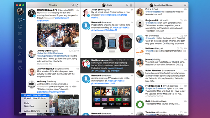 Tweetbot client Twitter pe macOS