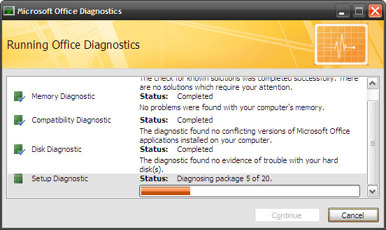 Cum să rezolvi problemele Microsoft Office cu testul MS Office Diagnostics 4