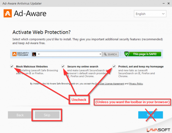 3 Instalare Ad-Aware Pro Security - Activați Protecția Web