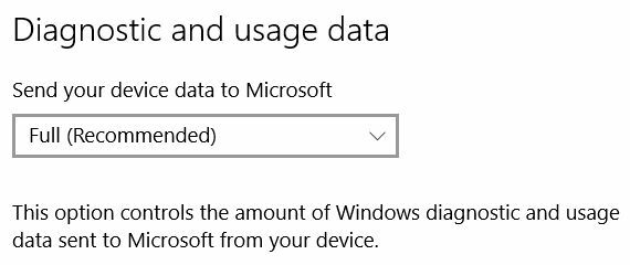 Cum să actualizați Windows 10 Creators Update acum Diagnostic Feedback