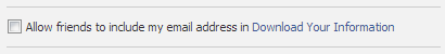 Facebook Permite prietenilor să includă adresa de e-mail