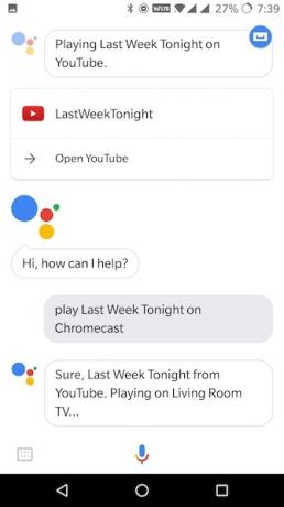 Chromecast asistent Google