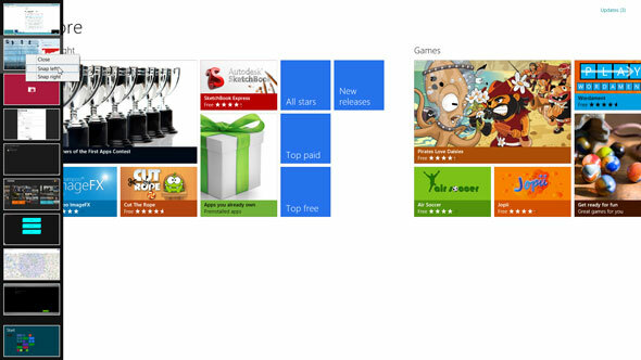 Prima mea oră cu previzualizarea consumatorului de Windows 8 - O judecată instantanee [Opinia] închiderea aplicațiilor se face