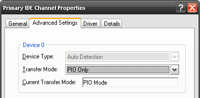 Verificați modul dvs. de transfer IDE pentru a face computerul să se schimbe mai repede în pio