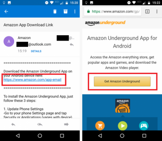 Cum se instalează Amazon Appstore pe Android Amazon Appstore descărcare e-mail 571x500