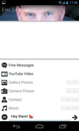 Obosit de aplicații de IM plictisitoare? Invi este o aplicație frumoasă și plină de funcții pe care trebuie să o încercați [Android 2.3+] invi 4