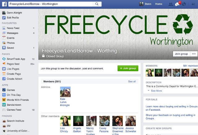 Freecycle-Worthington