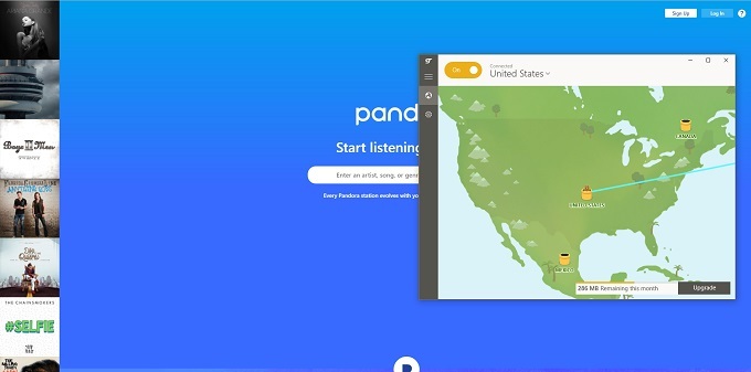 TunnelBear: Cel mai simplu VPN pentru protejarea confidențialității TunnelBear Pandora