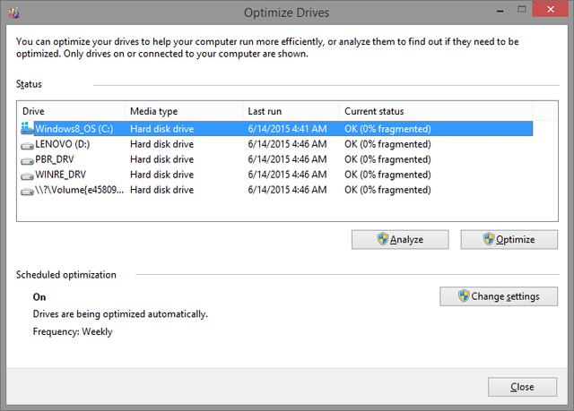 6.2 defrag disc