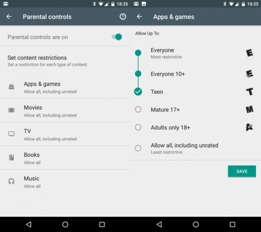 Ghidul complet pentru controlul parental Android Play Controls Parental Google Play