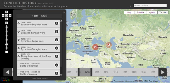 10 Mashup-uri Google Maps unice pe care le puteți explora pentru informații Google Maps08