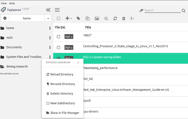 tagspaces-folder-opțiuni