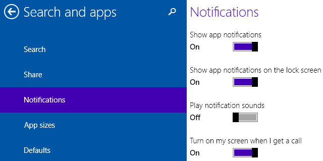 Setări pentru notificările Windows 10