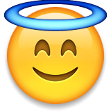 emoticon emoji angelic