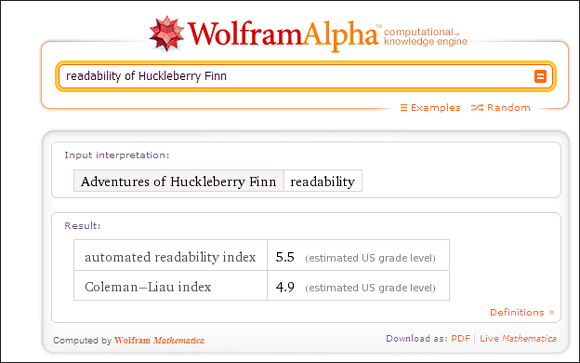 10 utilizări misto de Wolfram Alpha dacă citiți și scrieți în limba engleză Wolfram Alpha06