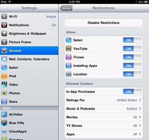 configurarea unui ipod