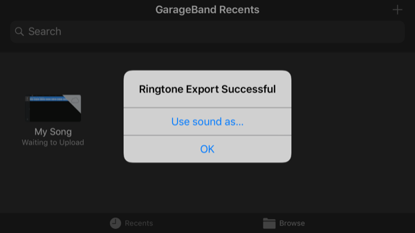 Export GarageBand Aplicație completă