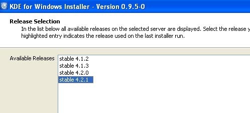 kde-versiune