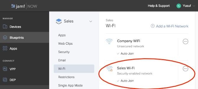 jamf implementează acum gestionarea rețelelor wifi