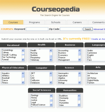 directorul cursurilor universitare