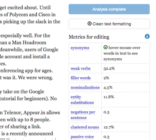 EXPRESSO-metrics