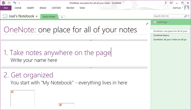 OneNote-prezentare generală