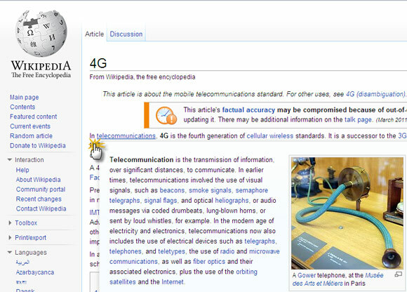 extensie wikipedia chrome