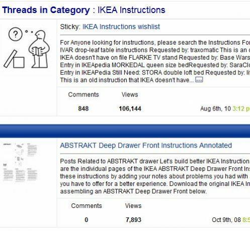 instructiuni de asamblare pentru mobila ikea