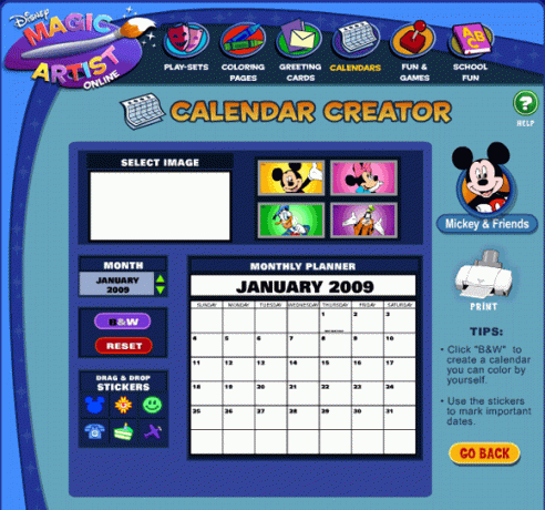 Creatorul calendarului Disney