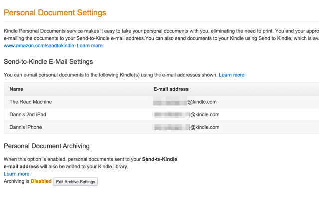 kindle-mail-settings