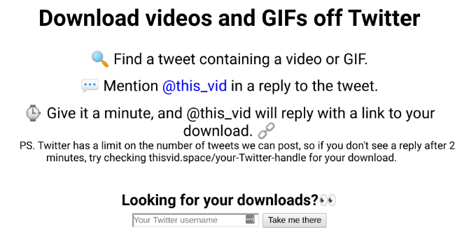 @This_Vid este cea mai simplă modalitate de a descărca videoclipuri pe Twitter