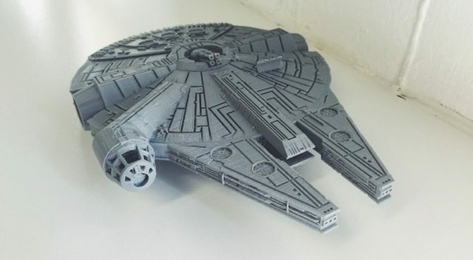 3d print star war recuzită fillennium malcon