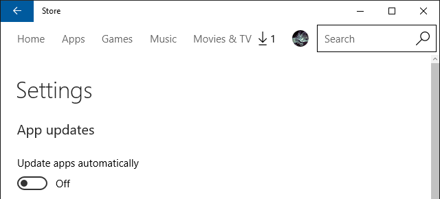 Actualizări automate ale aplicațiilor Windows Store