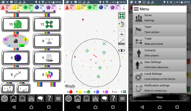10 jocuri amuzante în aer liber pentru a juca folosind smartphone-uri Android-GPS activate de culoare planetă