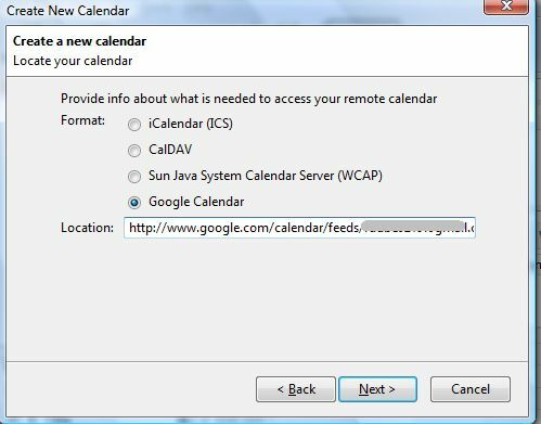 Cum să configurați Mozilla Sunbird ca client desktop pentru Google Calendar sunbird6