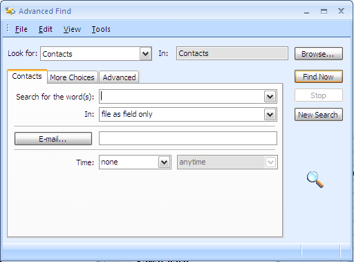 6 moduri de a căuta e-mailuri în Outlook 2007 Căutare instantanee8