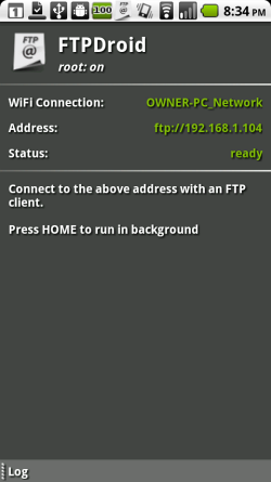 server ftp android