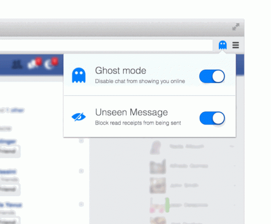 fantoma pentru chat chrome facebook