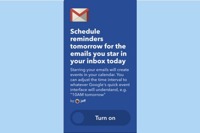 ifttt gmail amintit prin e-mailuri