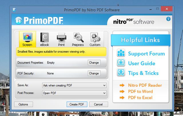 PrimoPDF-dialog