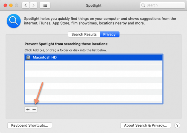 Mac Spotlight Reindex mai scurt