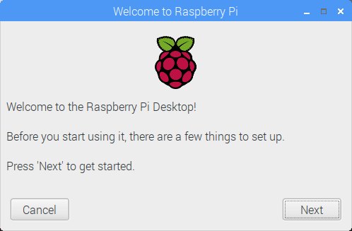 Noua funcție de început a Raspbian