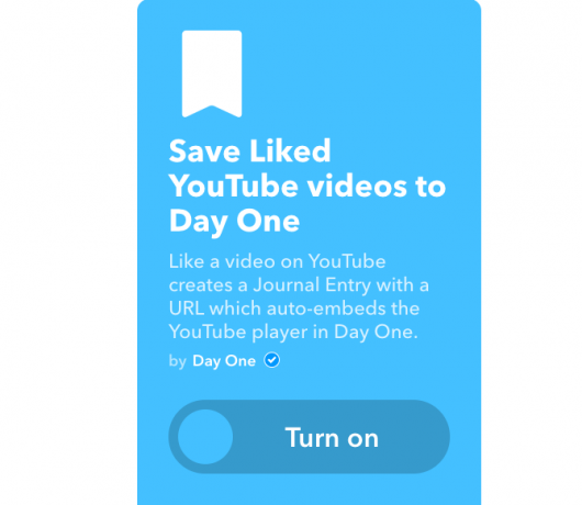 youtube ifttt i-au plăcut videoclipurile din prima zi