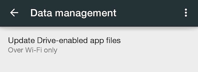 Google Setări-Data-Management-Drive-App-Files