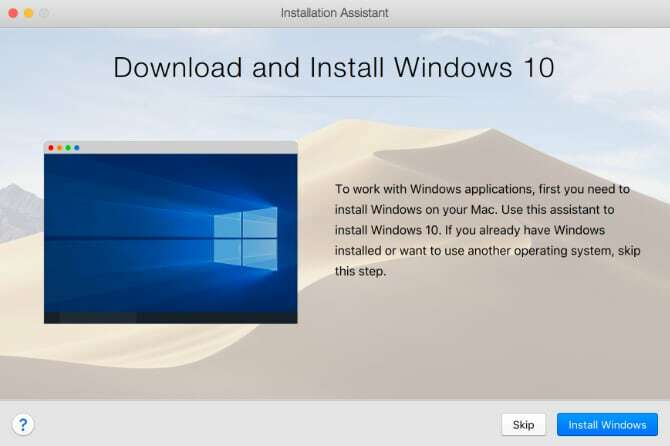 Parallels pot descărca Windows 10 pentru tine