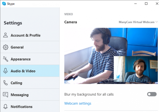 opțiuni de cameră skype manycam