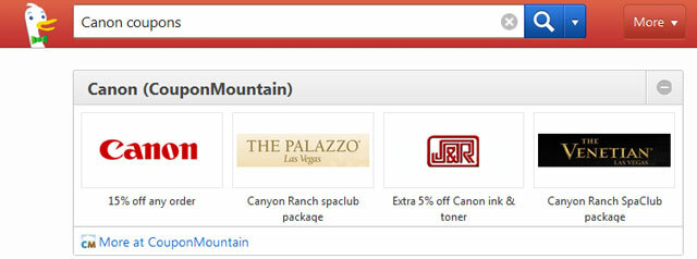 Reduceri de cupoane DuckDuckGo
