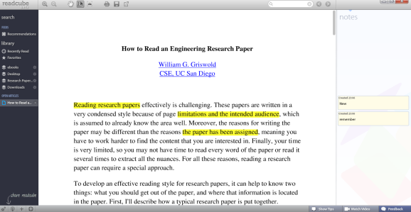 ReadCube: un client de lectură PDF pentru persoanele care efectuează cercetări11